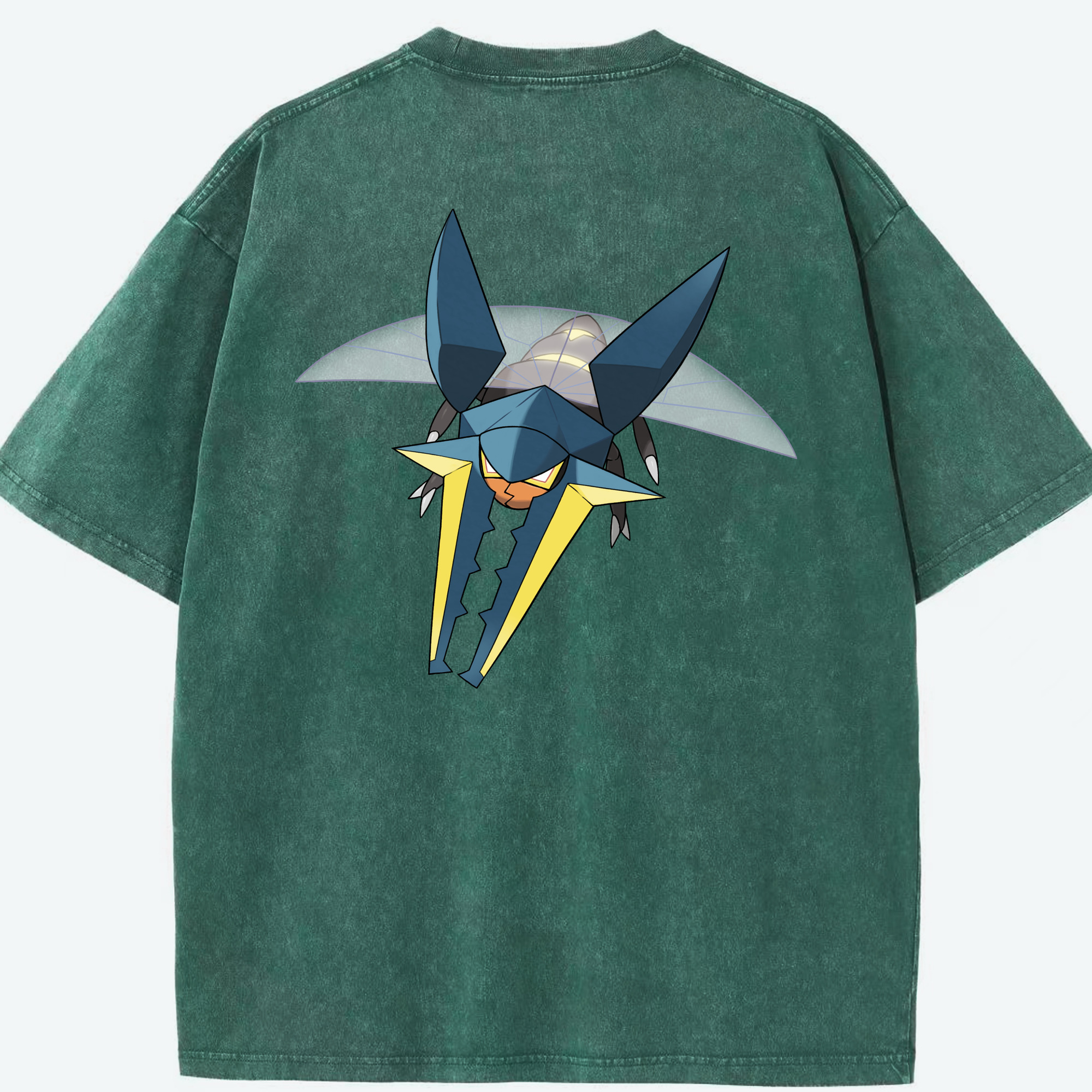 （画像用） ポケットモンスター Pokémon 綿100% ヴィンテージ風 半袖Tシャツ（背面プリント）